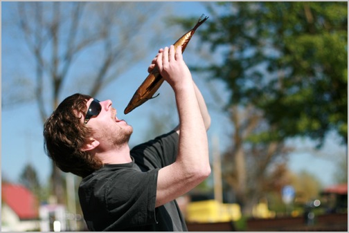 toralf und fischfutter