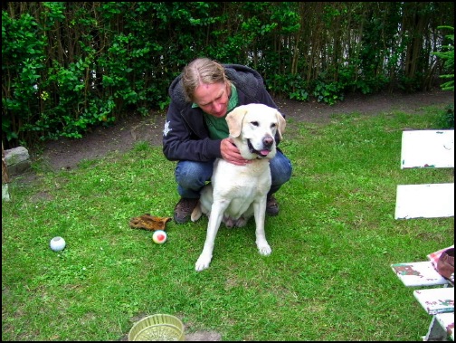 Chef bei der Geb. Party